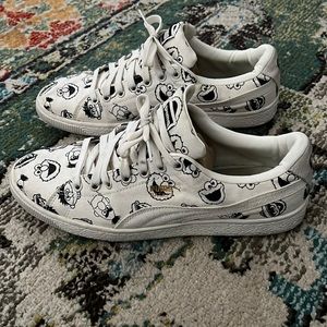 PUMA x SESAME STREET BASKET WHISPER WHITE